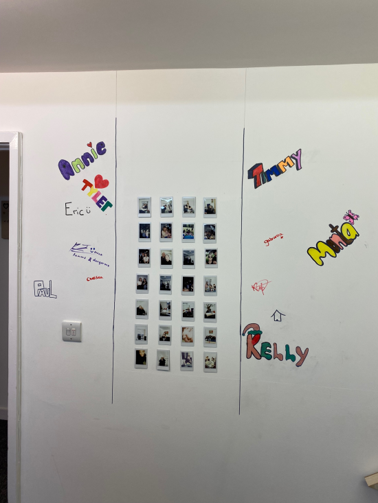 Cohort 4 photo wall created by young people